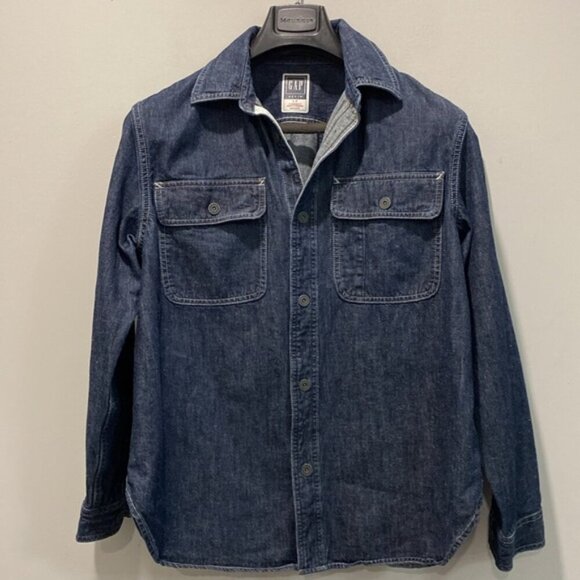 Gap Denim Shirt, Blue Jean Shirt - Picture 3 of 12
